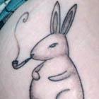 Marc Johns Smoking Rabbit Tattoo