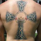 Celtic Family Crest Back Tattoo