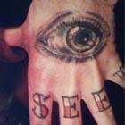 I Can See You Eyes Tattoo