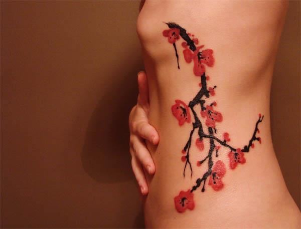 Cherry Blossom Side Tattoo Cherry Blossom Side Tattoo