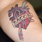 Bacon Heart Tattoo