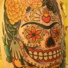 Frida Kahlo Sugar Skull Tattoo