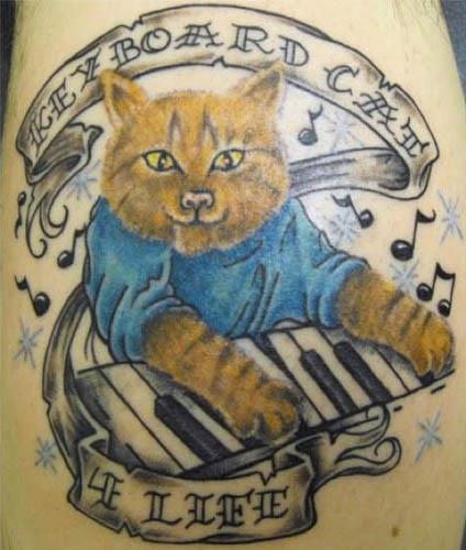 keyboard cat for life tattoo Internet Tattoos Are Serious Business
