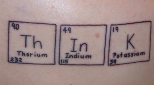 think periodically tattoo Science Tattoo Emporium