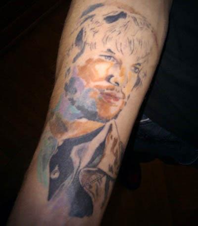Ashton Kutcher fan tattoo Ashton Kutcher Tattoo