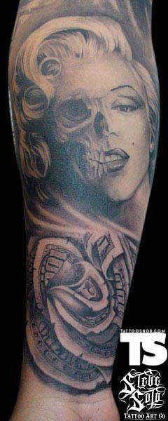 Undead Marilyn « Ink Art Tattoos