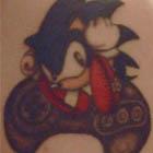 Retro Gaming Sonic & Sega Controller Tattoo