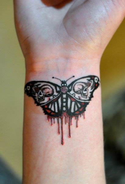 evil moth tattoo Evil Moth Tattoo