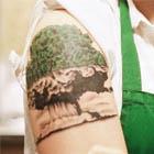 Mushroom Cloud Tree Tattoo