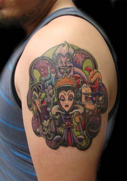 Disney villains tattoo Disney Villains Tattoo