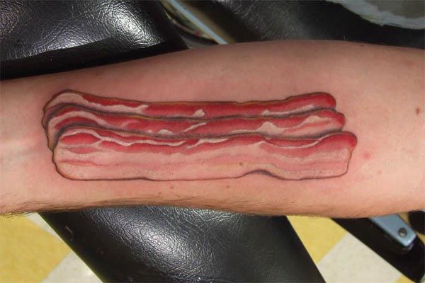 bacon strips tattoo Bacon Tattoos Are Good For Me