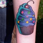 These Cupcake Tattoos Look Delicious