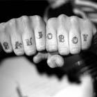 Banjo Boy Knuckle Tattoo