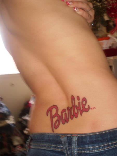 barbie logo tattoo Barbie Logo Tattoo