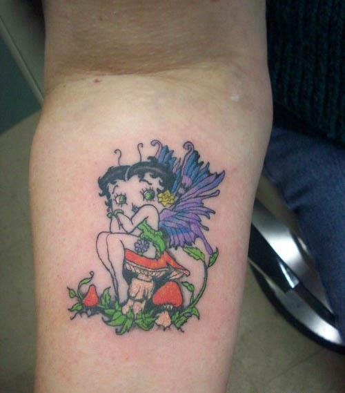 betty boop fairy tattoo Betty Boop Fairy Tattoo