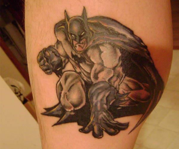 leg batman tattoo Batman Tattoo