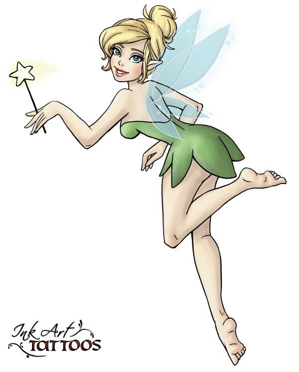 tinkerbell fairy flash Tinkerbell Tattoo Flash