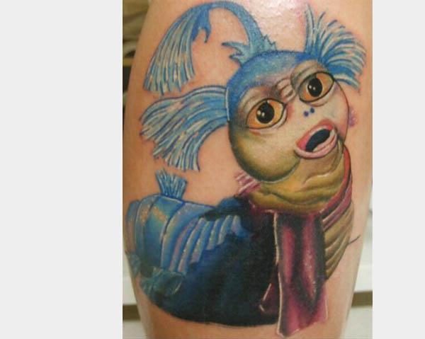 labyrinth worm tattoo 80s Tattoos That Are Totally Rad