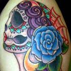 Mexican Sugar Skull Maiden Tattoo