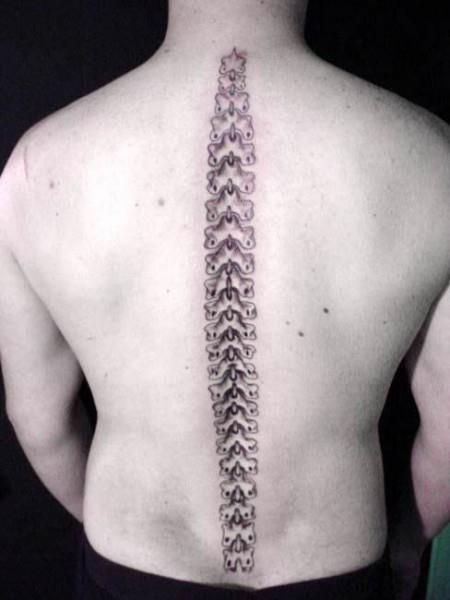 spine tattoo 450x600 Spinal Tattoo