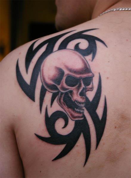 tribal skull tattoo Tribal Skull Tattoo