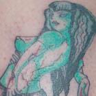 Zombie Girl Pin-Up Tattoo