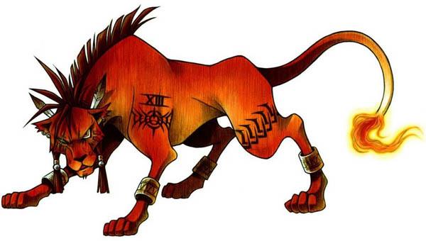 Red XIII FFVII tattoo iat Video Game Characters with Cool Tattoos