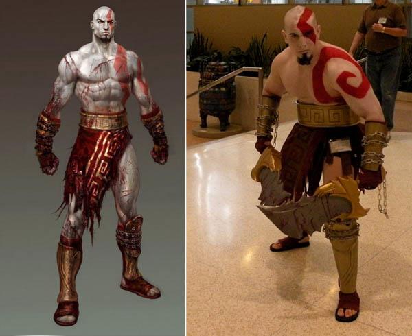 god of war kratos red tattoo iat Video Game Characters with Cool Tattoos