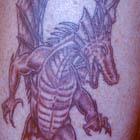 Humanoid Dragon Tattoo