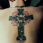 Celtic Styled Jesus Cross Tattoo