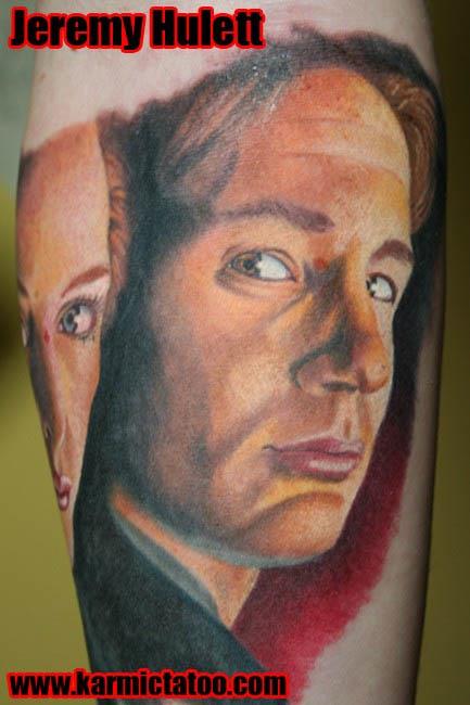 mulder skully xfiles tattoo Mulder & Skully X Files Tattoo
