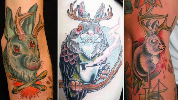 Jackalope Tattoos Each One Weirder Than the Last Jackalope Tattoos: Each One Weirder Than the Last