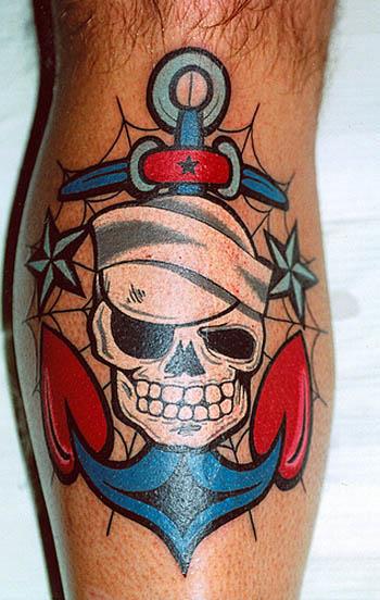 sailor skull tattoo Sailor Skull Tattoo