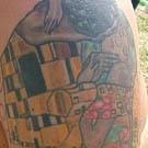 Gustav Klimt The Kiss Tattoo