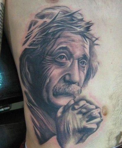 einstein jesus tattoo OMG! WTF Jesus Tattoos