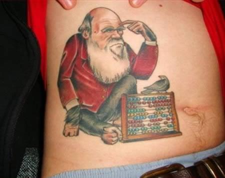 Darwin inspired Christmas Tattoo 17 Christmas Tattoos That You Have To See