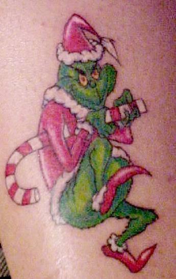 Grinch Tattoo 17 Christmas Tattoos That You Have To See